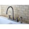 Kingston Brass KS8798ZX Millennium Centerset Kitchen Faucet, Brushed Nickel KS8798ZX - alternate 2